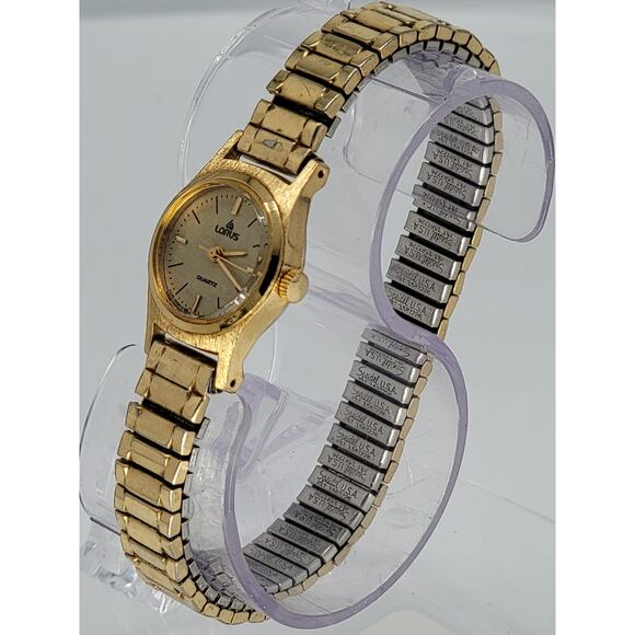1980s Lorus Gold Plated v236-0080 Ladies Quartz watch main image 7